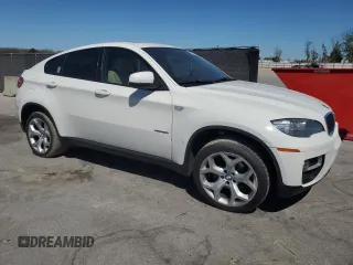 2014 BMW X6 xDrive35i with VIN 5UXFG2C54E0H11458, listed as a Copart auction lot 50292665 with 109,961 mi miles and Salvage Title. Bid and sale history available at carsss.com. Image 4.
