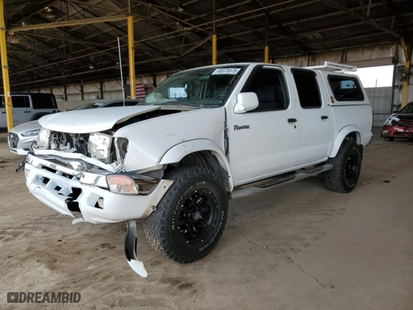 2000 Nissan Frontier 2WD XE with VIN 1N6ED27T4YC336800, listed as a Copart auction lot 48079575 with 258,065 mi miles and Salvage Title. Bid and sale history available at carsss.com. Image 1.