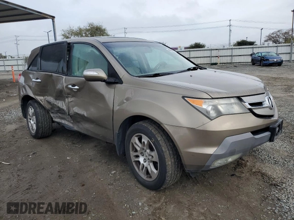 2009 Acura MDX with VIN 2HNYD28259H517953, listed as a Copart auction lot 49262785 with 164,431 mi miles and Salvage Title. Bid and sale history available at carsss.com. Image 4.