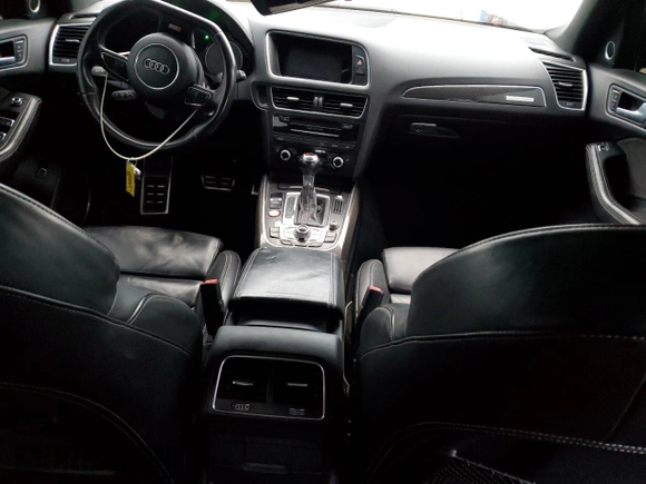 2017 Audi SQ5 Premium Plus with VIN WA1CCBFP0HA041457, listed as a Copart auction lot 74063853 with 102,882 mi miles. Bid and sale history available at carsss.com. Image 8.