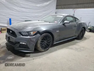 2017 Ford Mustang GT z VIN 1FA6P8CF5H5335019, wystawiony jako Copart lot #55228215 z przebiegiem 38 550 mil mil oraz Szkoda całkowita • Salvage title. Historia ofert i sprzedaży dostępna na DreamBid. Obrazek 1.