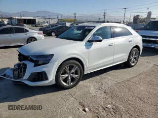 2023 Audi Q8 Premium Plus with VIN WA1BVBF14PD005012, listed as a Copart auction lot 79888553 with 10,092 mi miles and . Bid and sale history available at DreamBid. Image 1.
