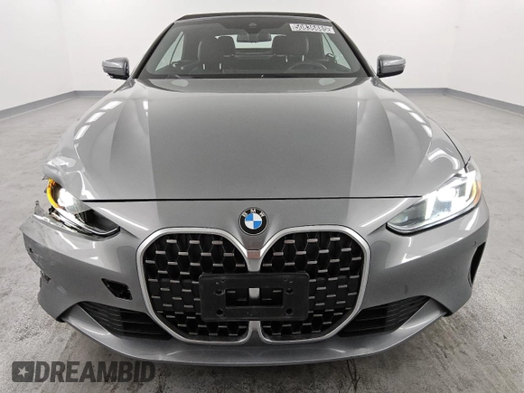 2025 BMW 4 Series 430i xDrive with VIN WBA53DB00SCS20075, listed as a Copart auction lot 50836885 with 22,549 mi miles and Clean Title. Bid and sale history available at DreamBid. Image 5.