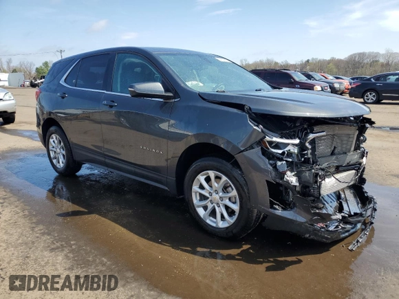 2018 Chevrolet Equinox LT with VIN 2GNAXSEV8J6104607, listed as a Copart auction lot 54155635 with 46,603 mi miles and Salvage Title. Bid and sale history available at carsss.com. Image 4.