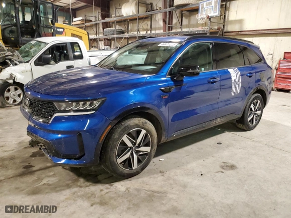 2021 Kia Sorento S with VIN 5XYRL4LC9MG019979, listed as a Copart auction lot 44471225 with 61,645 mi miles and Salvage Title. Bid and sale history available at carsss.com. Image 1.