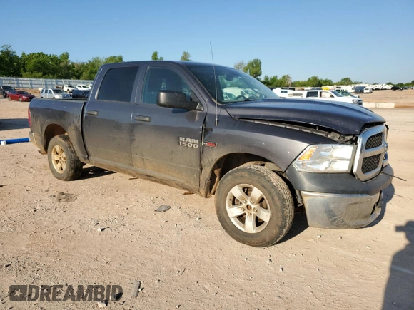 2018 Ram 1500 Tradesman with VIN 1C6RR7KM7JS338420, listed as a Copart auction lot 56215405 with 241,446 mi miles and Salvage title. Bid and sale history available at DreamBid. Image 4.