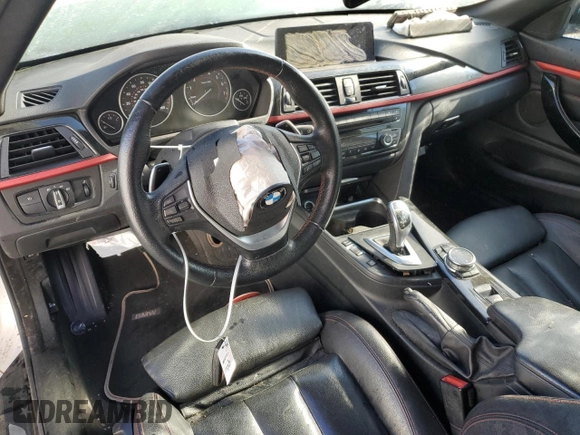 2014 BMW 4 Series 428i with VIN WBA3V5C59EP751239, listed as a Copart auction lot 51503445 with 118,670 mi miles and Salvage title. Bid and sale history available at DreamBid. Image 8.