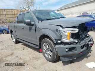 2018 Ford F-150 XL z VIN 1FTEW1EG7JFD52734, wystawiony jako IAAI lot #42104352 z przebiegiem 68 614 mil mil oraz . Historia ofert i sprzedaży dostępna na DreamBid. Obrazek 1.