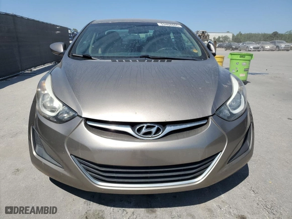 2014 Hyundai Elantra Limited with VIN 5NPDH4AE6EH522475, listed as a Copart auction lot 53468865 with 119,684 mi miles and Salvage Title. Bid and sale history available at carsss.com. Image 5.