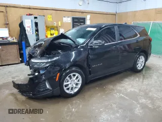 2024 Chevrolet Equinox LT with VIN 3GNAXKEG4RL195223, listed as a Copart auction lot 45702575 with 16,389 mi miles and Non repairable. Bid and sale history available at DreamBid. Image 1.