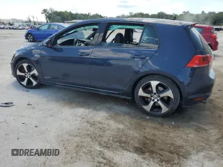 2017 Volkswagen Golf GTI Autobahn with VIN 3VW547AU2HM003069, listed as a Copart auction lot 57317524 with 91,456 mi miles and Salvage Title. Bid and sale history available at carsss.com. Image 2.