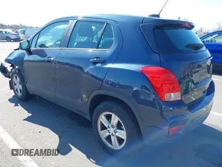2018 Chevrolet Trax LS with VIN 3GNCJNSB6JL322725, listed as a IAAI auction lot 41890983 with 80,358 mi miles and . Bid and sale history available at carsss.com. Image 3.