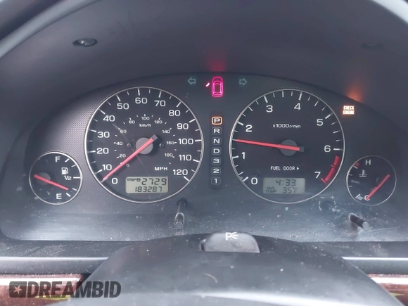 2003 Subaru Legacy L with VIN 4S3BH635137304347, listed as a IAAI auction lot 41493916 with 183,287 mi miles and . Bid and sale history available at DreamBid. Image 7.