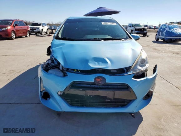 2015 Toyota Prius c One with VIN JTDKDTB35F1099729, listed as a Copart auction lot 46311275 with 166,701 mi miles and Salvage Title. Bid and sale history available at carsss.com. Image 5.