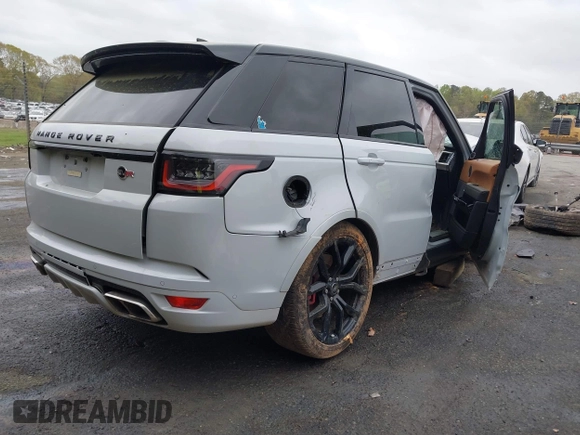 2022 Land Rover Range Rover Sport SVR z VIN SALWZ2RE8NA799627, wystawiony jako IAAI lot #41951653 z przebiegiem 29 265 mil mil oraz . Historia ofert i sprzedaży dostępna na DreamBid. Obrazek 4.