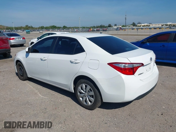 2015 Toyota Corolla L with VIN 2T1BURHE1FC252615, listed as a IAAI auction lot 41884936 with 113,805 mi miles and . Bid and sale history available at DreamBid. Image 3.