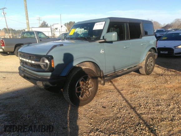 2021 Ford Bronco with VIN 1FMDE5BH0MLA80029, listed as a IAAI auction lot 41172502 with 32,080 mi miles. Bid and sale history available at carsss.com. Image 18.