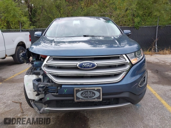 2018 Ford Edge Titanium with VIN 2FMPK4K83JBB58699, listed as a IAAI auction lot 40408086 with 72,121 mi miles. Bid and sale history available at carsss.com. Image 12.