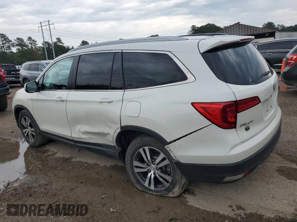 2018 Honda Pilot EX-L with VIN 5FNYF5H52JB023815, listed as a Copart auction lot 57692995 with 65,065 mi miles and Salvage title. Bid and sale history available at DreamBid. Image 2.