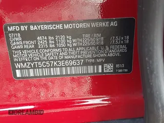 2019 MINI Countryman Cooper S with VIN WMZYT5C57K3E69637, listed as a IAAI auction lot 41379982 with 100,891 mi miles. Bid and sale history available at carsss.com. Image 9.