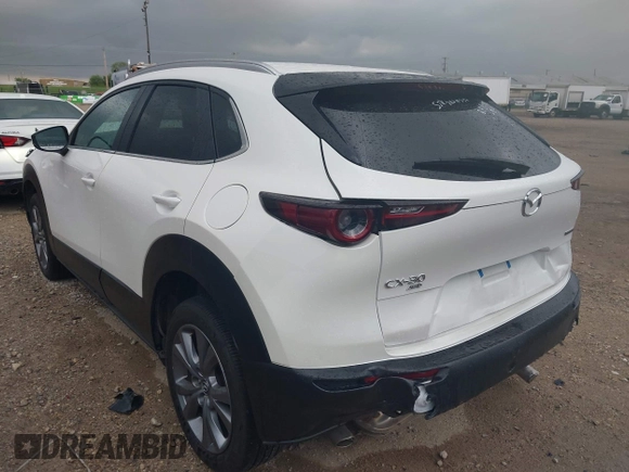 2025 Mazda CX-30 S Preferred with VIN 3MVDMBCM6SM756754, listed as a IAAI auction lot 41944463 with 10,283 mi miles and . Bid and sale history available at DreamBid. Image 3.