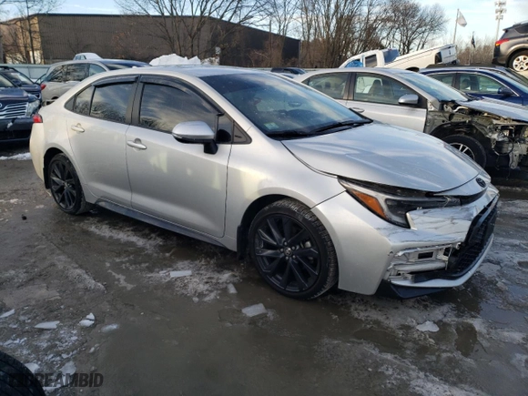 2024 Toyota Corolla SE with VIN 5YFS4MCE3RP210204, listed as a Copart auction lot 45860605 with 15,265 mi miles and Salvage Title. Bid and sale history available at carsss.com. Image 4.