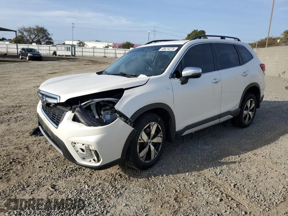 2021 Subaru Forester Touring with VIN JF2SKAXC2MH560457, listed as a Copart auction lot 45674275 with 95,582 mi miles and Salvage Title. Bid and sale history available at carsss.com. Image 1.