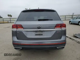 2021 Volkswagen Atlas SEL with VIN 1V2BP2CA0MC603750, listed as a Copart auction lot 85717244 with 39,303 mi miles and Salvage title. Bid and sale history available at DreamBid. Image 6.