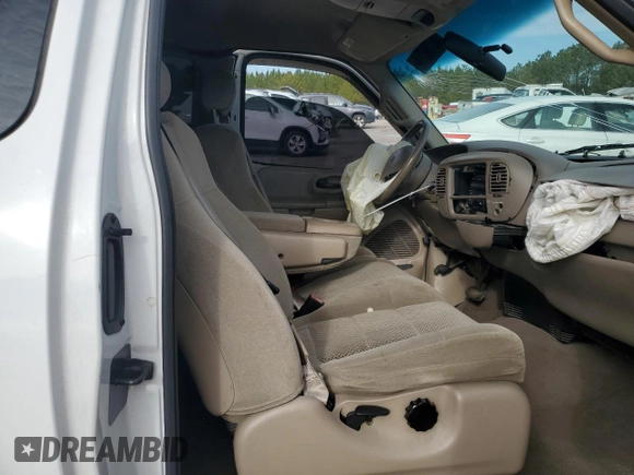 2001 Ford F-150 XL with VIN 1FTRX17L21NA52159, listed as a Copart auction lot 86756384 with Not provided miles and Salvage title. Bid and sale history available at DreamBid. Image 7.