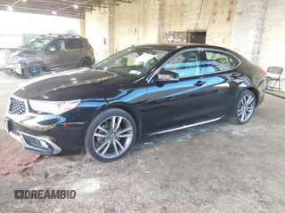 2020 Acura TLX w/Technology Pkg with VIN 19UUB2F41LA005077, listed as a IAAI auction lot 41817342 with 43,305 mi miles. Bid and sale history available at carsss.com. Image 18.