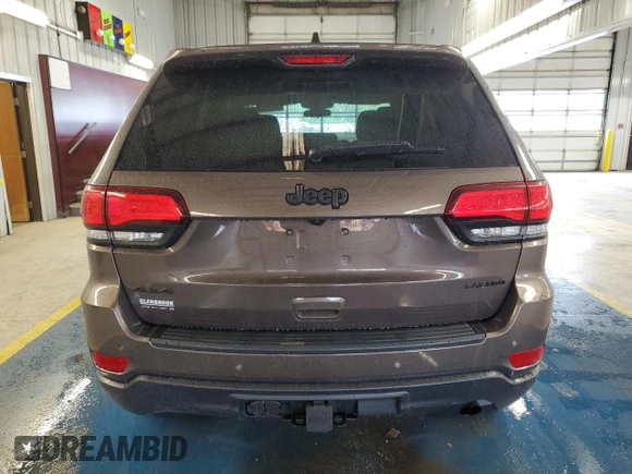 2020 Jeep Grand Cherokee Laredo E with VIN 1C4RJFAG4LC380188, listed as a Copart auction lot 58388125 with 106,709 mi miles and Clean title. Bid and sale history available at DreamBid. Image 6.