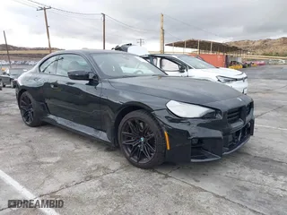 2023 BMW M2 with VIN 3MF13DM02P8D48974, listed as a IAAI auction lot 41471234 with 3,644 mi miles. Bid and sale history available at carsss.com. Image 1.