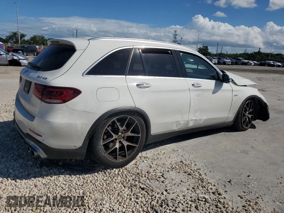 2021 Mercedes-Benz GLC with VIN W1N0G6EB2MF948792, listed as a Copart auction lot 78141964 with 47,094 mi miles and Non Repairable. Bid and sale history available at carsss.com. Image 3.
