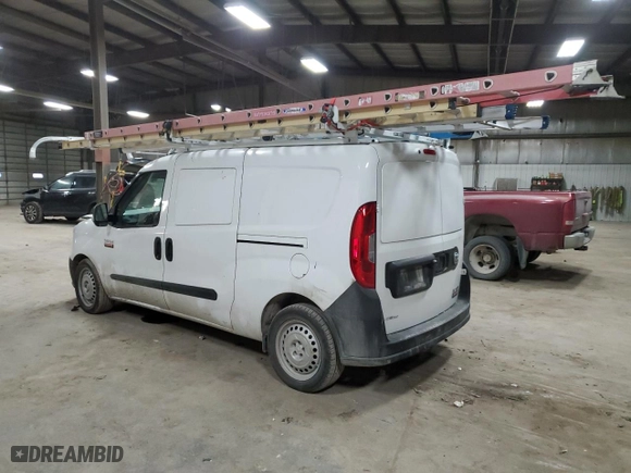 2021 Ram ProMaster City Cargo Van Tradesman with VIN ZFBHRFABXM6V26587, listed as a Copart auction lot 42603425 with 0 mi miles and Salvage Title. Bid and sale history available at carsss.com. Image 2.