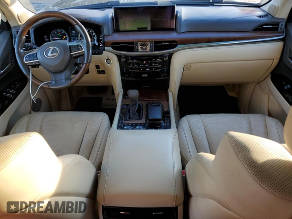 2017 Lexus LX with VIN JTJHY7AXXH4233059, listed as a Copart auction lot 36960094 with 69,214 mi miles and Salvage Title. Bid and sale history available at carsss.com. Image 8.
