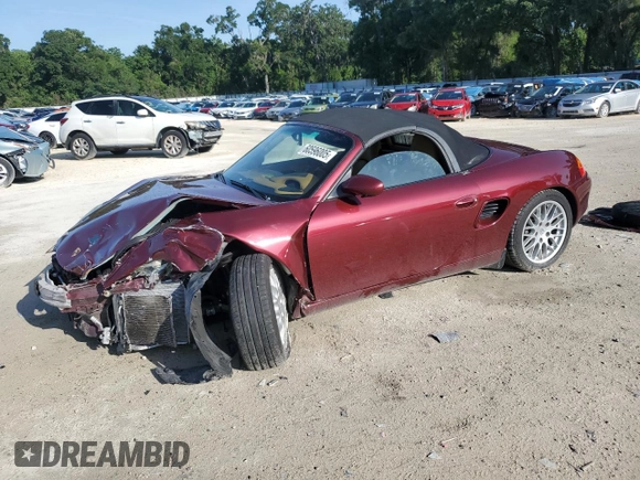 2000 Porsche Boxster z VIN WP0CA2983YU621350, wystawiony jako Copart lot #60596005 z przebiegiem 93 133 mil mil oraz Szkoda całkowita • Salvage title. Historia ofert i sprzedaży dostępna na DreamBid. Obrazek 1.