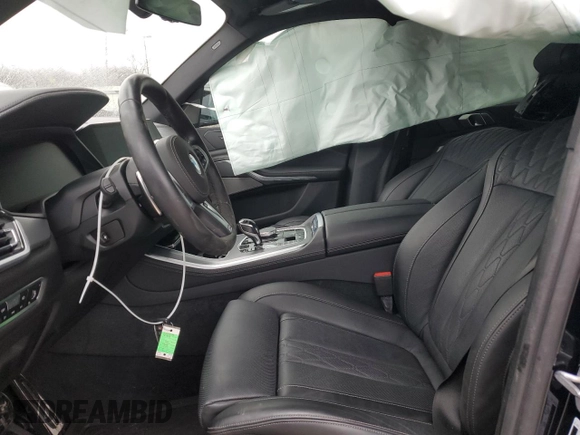 2021 BMW X5 M50i with VIN 5UXJU4C05M9F02940, listed as a Copart auction lot 38500183 with Not Provided miles. Bid and sale history available at carsss.com. Image 7.