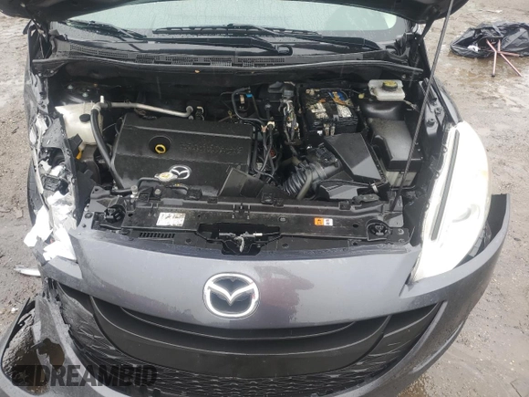 2015 Mazda 5 Sport with VIN JM1CW2BL2F0182775, listed as a Copart auction lot 56796415 with 95,662 mi miles and Salvage title. Bid and sale history available at DreamBid. Image 12.