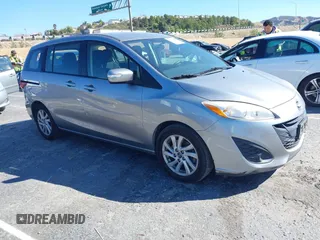 2014 Mazda Mazda5 Sport with VIN JM1CW2BL8E0177448, listed as a IAAI auction lot 41616354 with 202,908 mi miles. Bid and sale history available at carsss.com. Image 1.