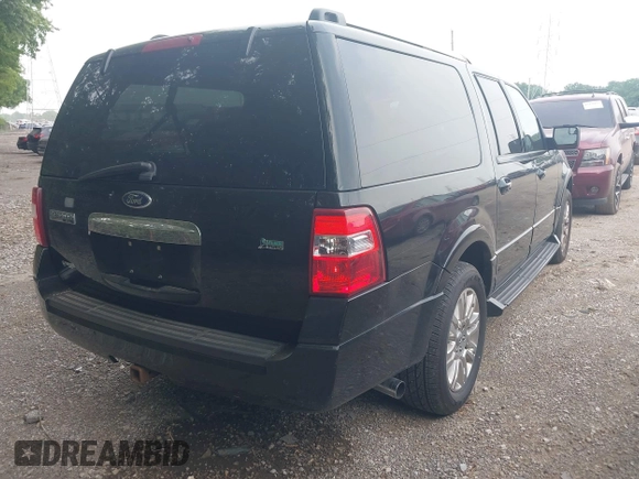 2013 Ford Expedition Max Limited with VIN 1FMJK2A56DEF63384, listed as a IAAI auction lot 42436749 with 159,589 mi miles and . Bid and sale history available at DreamBid. Image 4.