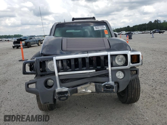 2007 Hummer H3 SUV z VIN 5GTDN13E478134160, wystawiony jako Copart lot #54377225 z przebiegiem 229 072 mil mil oraz Szkody całkowita. Historia ofert i sprzedaży dostępna na DreamBid. Obrazek 5.