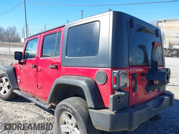 2008 Jeep Wrangler Unlimited X with VIN 1J4GB39188L649099, listed as a IAAI auction lot 41439440 with 211,291 mi miles and . Bid and sale history available at DreamBid. Image 3.