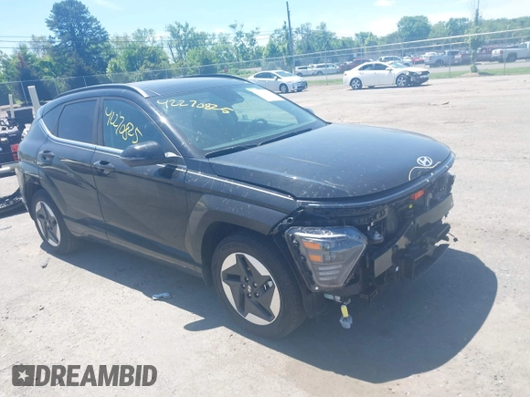 2024 Hyundai Kona Limited с VIN KM8HE3A68RU010317, выставлен на аукционе IAAI как лот 42270825 с пробегом 5 702 миль миль и . История ставок и продаж доступна на DreamBid. Изображение 1.
