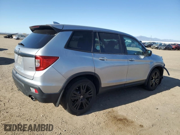2021 Honda Passport Sport with VIN 5FNYF7H21MB010611, listed as a Copart auction lot 54325775 with 28,362 mi miles and Salvage title. Bid and sale history available at DreamBid. Image 3.