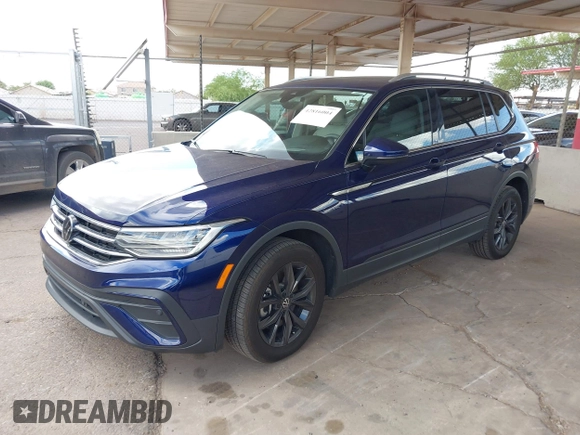 2024 Volkswagen Tiguan SE with VIN 3VVNB7AX0RM057508, listed as a IAAI auction lot 42816004 with 9,334 mi miles and . Bid and sale history available at DreamBid. Image 17.