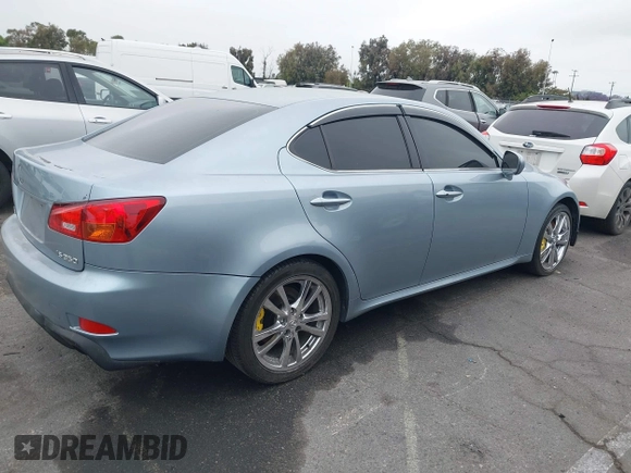 2006 Lexus IS 350 with VIN JTHBE262365007761, listed as a IAAI auction lot 42418824 with 114,088 mi miles and . Bid and sale history available at DreamBid. Image 4.