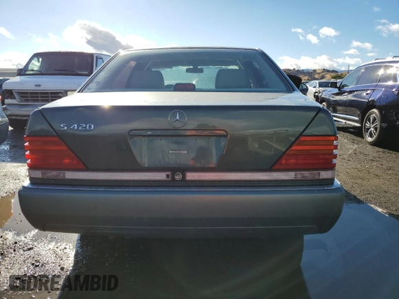 1994 Mercedes-Benz S with VIN WDBGA43E1RA162445, listed as a Copart auction lot 80346564 with 110,224 mi miles and Clean Title. Bid and sale history available at DreamBid. Image 6.