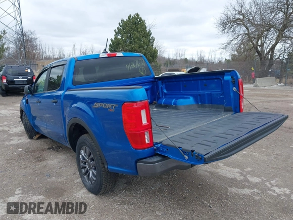 2021 Ford Ranger XL with VIN 1FTER4FH3MLD29554, listed as a IAAI auction lot 41867672 with 88,661 mi miles. Bid and sale history available at carsss.com. Image 3.