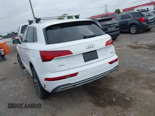 2021 Audi Q5 Premium Plus with VIN WA1BAAFY4M2119148, listed as a IAAI auction lot 42177607 with 68,481 mi miles and . Bid and sale history available at DreamBid. Image 3.