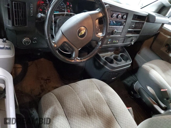 2020 Chevrolet Express Cargo with VIN 1GCWGAFP4L1248766, listed as a Copart auction lot 57220355 with 129,880 mi miles and Clean title. Bid and sale history available at DreamBid. Image 8.